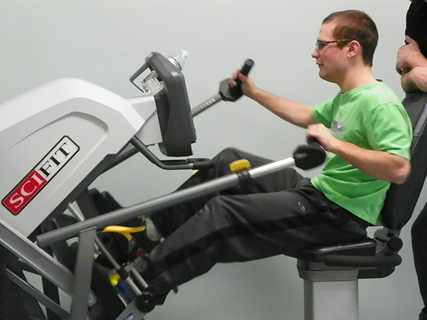 Image of individual working out