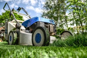 Lawn mower, for grounds maintenance