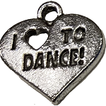 I Love to Dance Charm