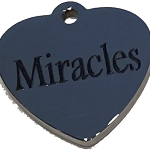 MIRACLES heart charm