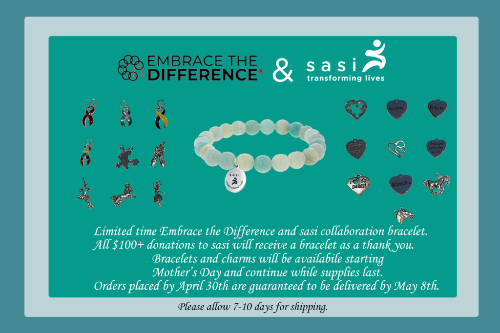 Embrace the Difference bracelet ad