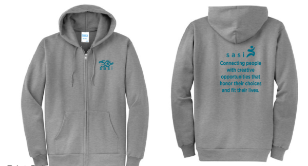 Fleece Full Zip Hooded Sweatshirt